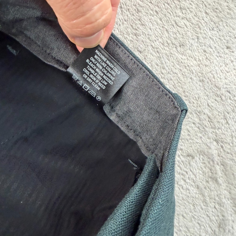 Todd Snyder Straight Fit 100% Linen Tab Trousers in Poseidon Men 34x32 NWT - Picture 11 of 11